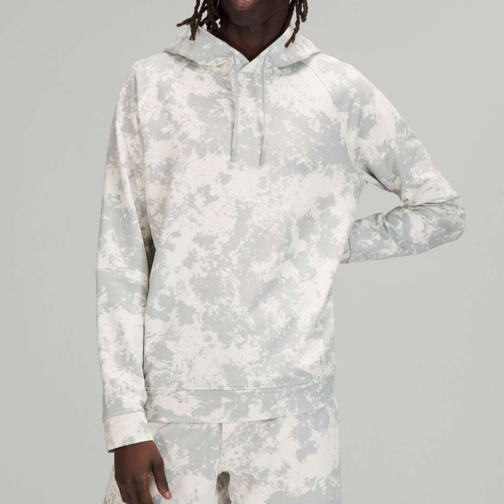 Lululemon City Sweat Pullover Hoodie French Terry Spectral White Opal Silver M